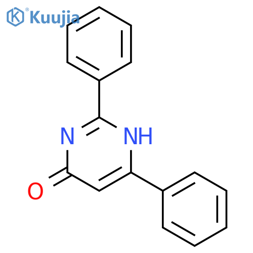 4(1H)-Pyrimidinone, 2,6-diphenyl- structure