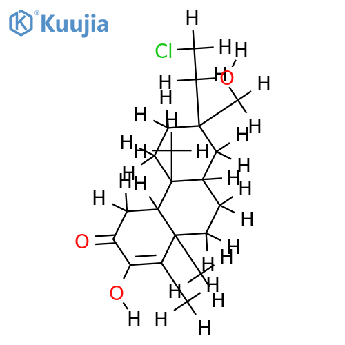(ent-5alpha,15()-16-Chloro-3,15-dihydroxy-3-erythroxylen-2-one structure