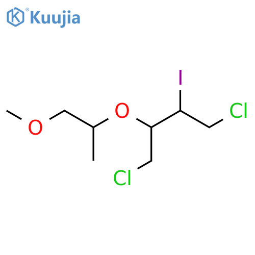 1,4-dichloro-2-iodo-3-(1-methoxypropan-2-yl)oxybutane structure