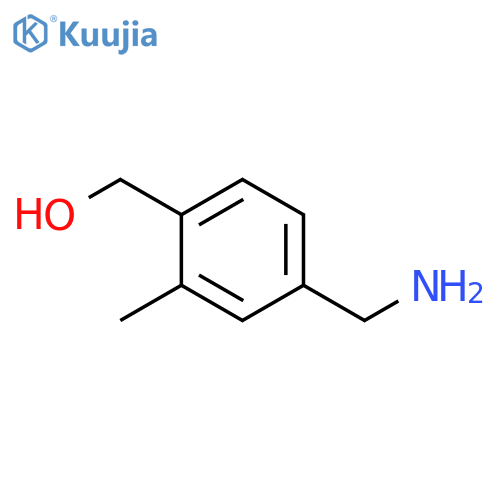 4-(aminomethyl)-2-methylphenylmethanol structure