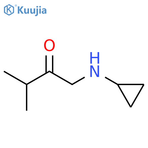 2-Butanone, 1-(cyclopropylamino)-3-methyl- structure