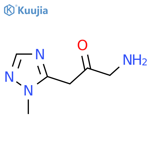1-Amino-3-(1-methyl-1H-1,2,4-triazol-5-yl)propan-2-one structure