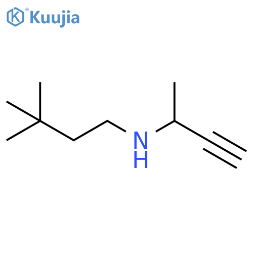 3-Butyn-2-amine, N-(3,3-dimethylbutyl)- structure