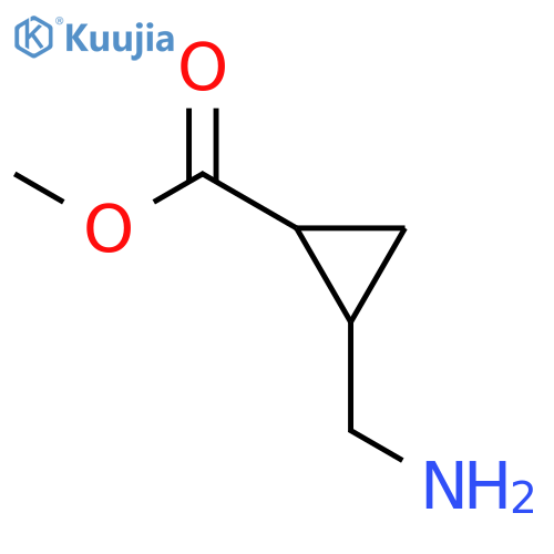 rac-methyl (1R,2R)-2-(aminomethyl)cyclopropane-1-carboxylate, trans structure