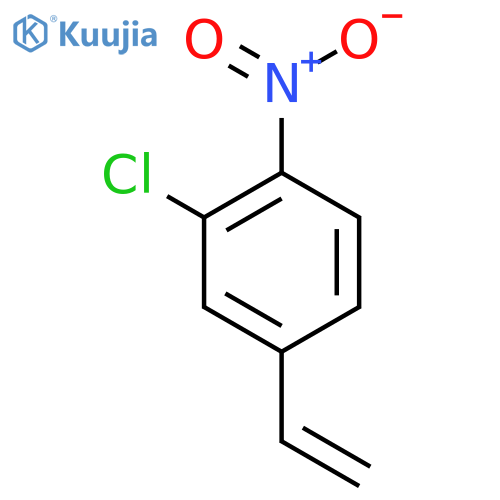 2-chloro-4-ethenyl-1-nitrobenzene structure