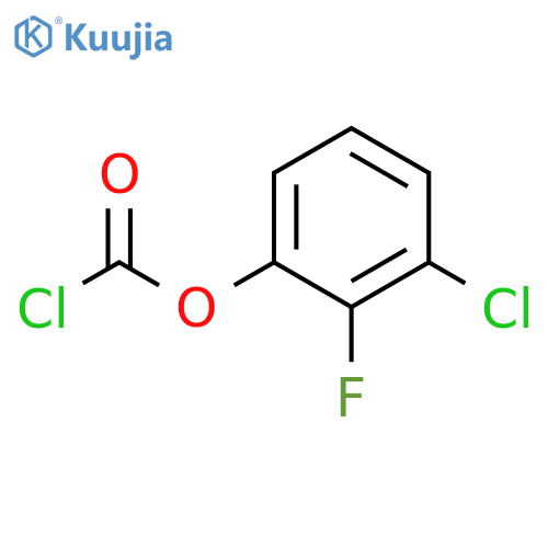 3-chloro-2-fluorophenyl chloroformate structure