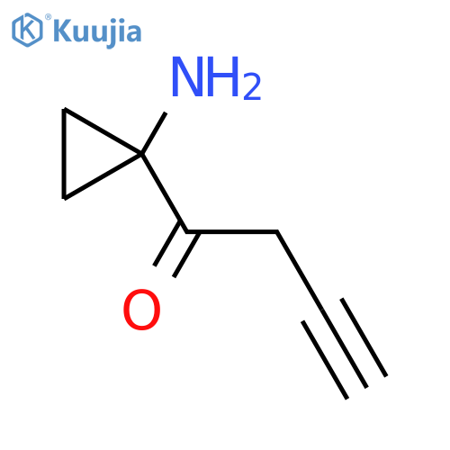 1-(1-Aminocyclopropyl)but-3-yn-1-one structure