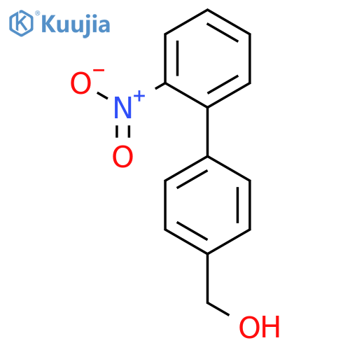 [1,1'-Biphenyl]-4-methanol,2'-nitro- structure