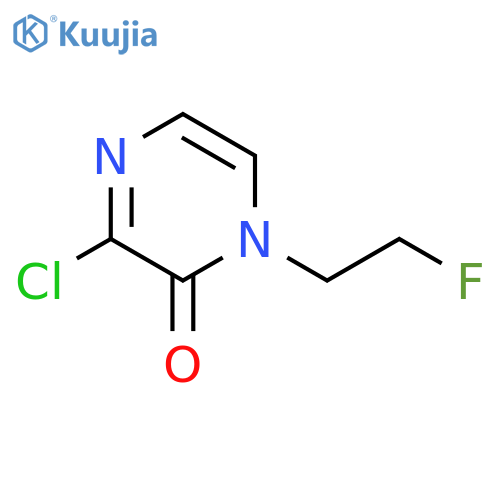 3-chloro-1-(2-fluoroethyl)pyrazin-2(1H)-one structure