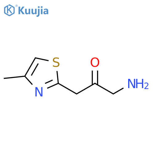 2-Propanone, 1-amino-3-(4-methyl-2-thiazolyl)- structure