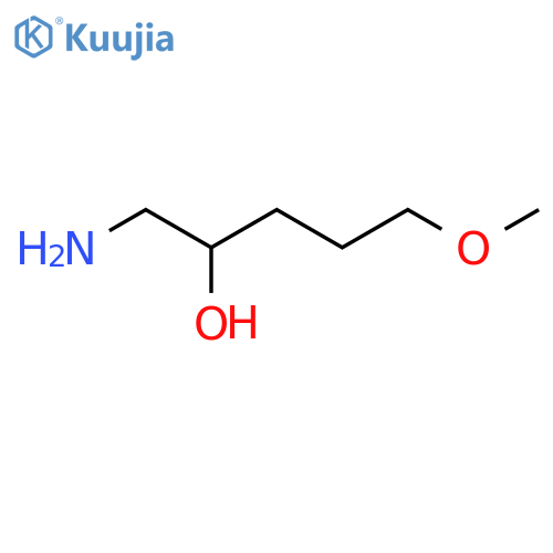 1-amino-5-methoxypentan-2-ol structure