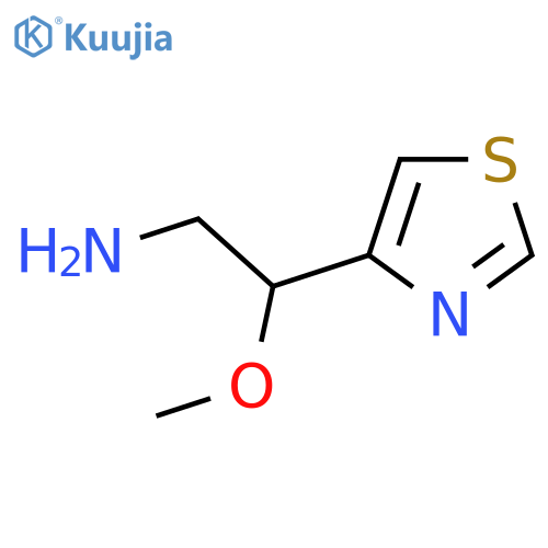 2-Methoxy-2-(1,3-thiazol-4-yl)ethan-1-amine structure