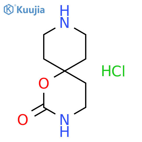 1-oxa-3,9-diazaspiro[5.5]undecan-2-one;hydrochloride structure