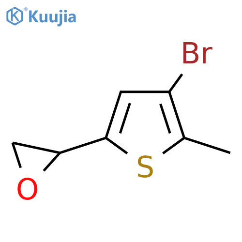 2-(4-Bromo-5-methylthiophen-2-yl)oxirane structure