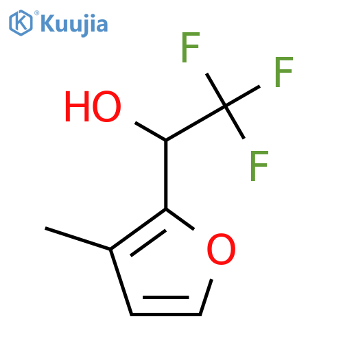 2,2,2-trifluoro-1-(3-methylfuran-2-yl)ethan-1-ol structure