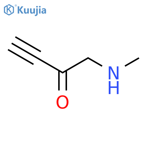 1-(Methylamino)but-3-yn-2-one structure