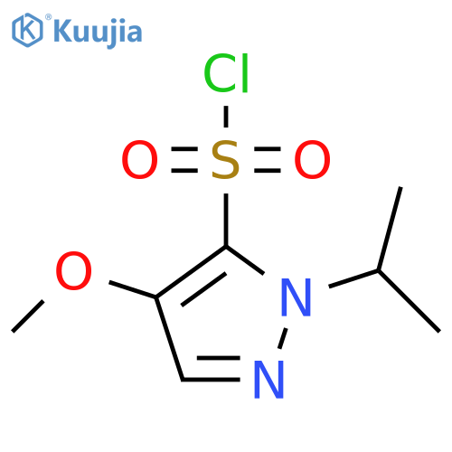 4-methoxy-1-(propan-2-yl)-1H-pyrazole-5-sulfonyl chloride structure