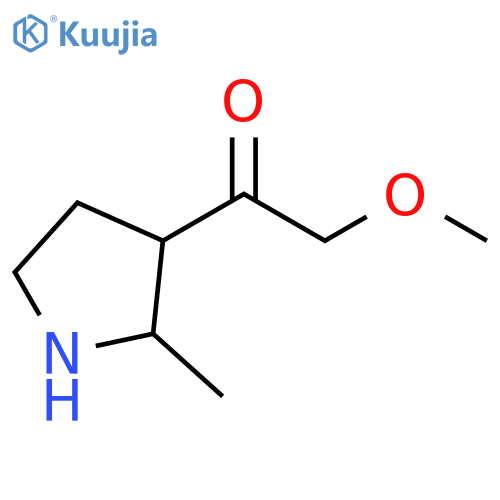 2-Methoxy-1-(2-methylpyrrolidin-3-yl)ethanone structure