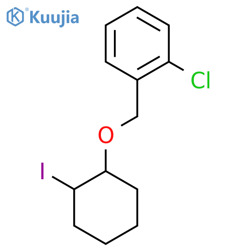 1-chloro-2-{(2-iodocyclohexyl)oxymethyl}benzene structure