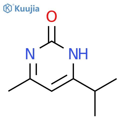 4-methyl-6-(propan-2-yl)pyrimidin-2-ol structure