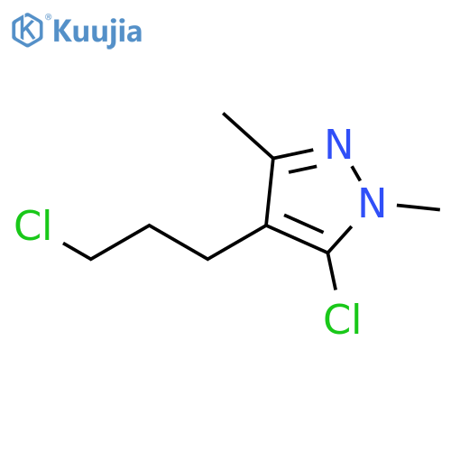 5-Chloro-4-(3-chloropropyl)-1,3-dimethylpyrazole structure