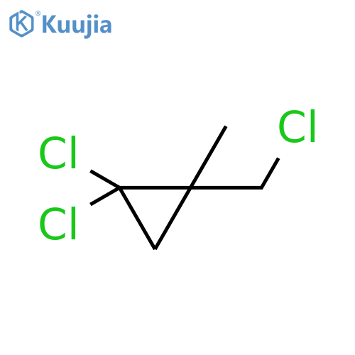 1,1-dichloro-2-(chloromethyl)-2-methylcyclopropane structure