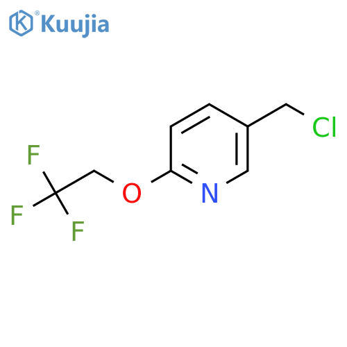 5-(Chloromethyl)-2-(2,2,2-trifluoroethoxy)pyridine structure