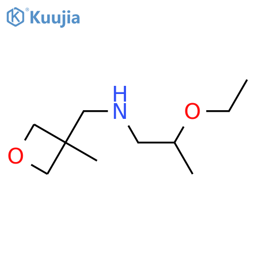 (2-ethoxypropyl)[(3-methyloxetan-3-yl)methyl]amine structure