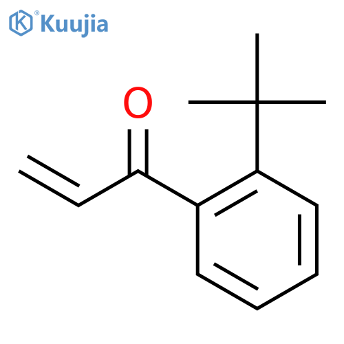 1-(2-tert-butylphenyl)prop-2-en-1-one structure