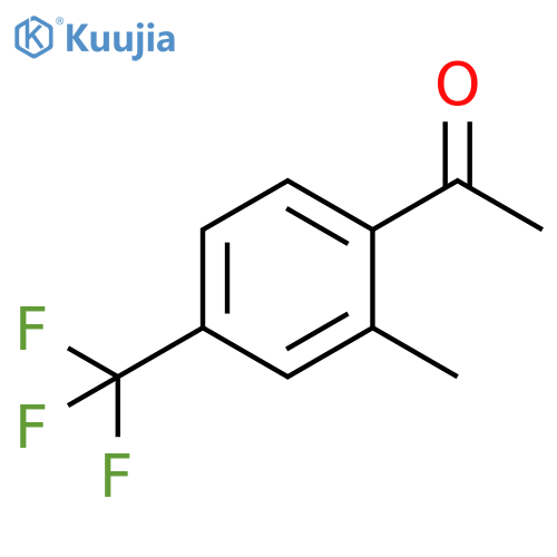 Ethanone, 1-[2-methyl-4-(trifluoromethyl)phenyl]- structure