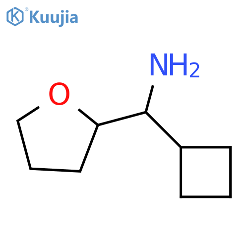 cyclobutyl(oxolan-2-yl)methanamine structure