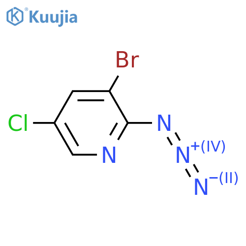 Pyridine, 2-azido-3-bromo-5-chloro- structure