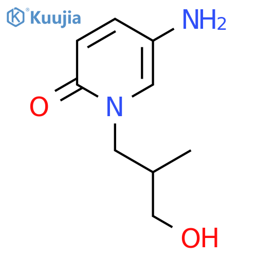 5-Amino-1-(3-hydroxy-2-methylpropyl)-1,2-dihydropyridin-2-one structure