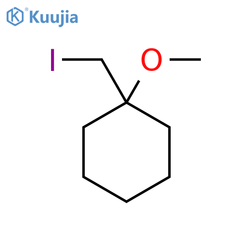 1-(Iodomethyl)-1-methoxycyclohexane structure