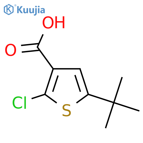 5-(Tert-butyl)-2-chlorothiophene-3-carboxylic acid structure