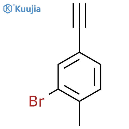2-Bromo-4-ethynyl-1-methylbenzene structure