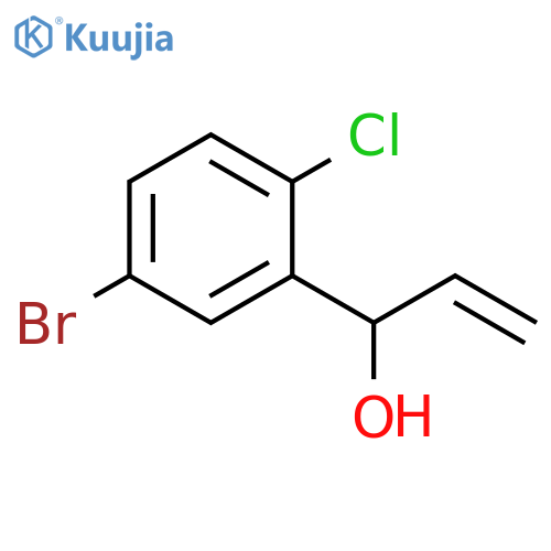 1-(5-bromo-2-chlorophenyl)prop-2-en-1-ol structure