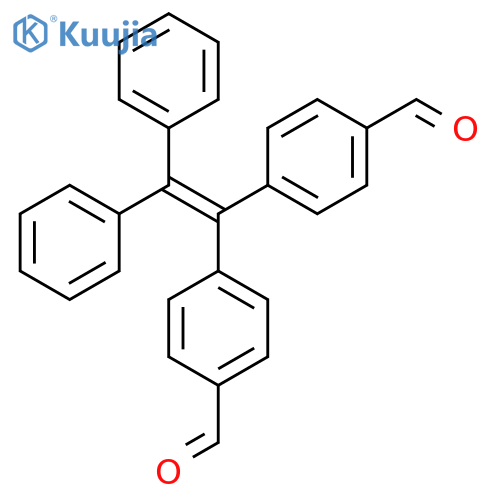 4,4'-(2,2-Diphenylethene-1,1-diyl)dibenzaldehyde structure