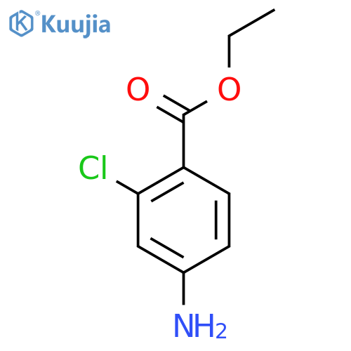 ethyl 4-amino-2-chloro-benzoate structure