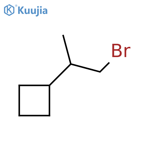 (1-Bromopropan-2-yl)cyclobutane structure