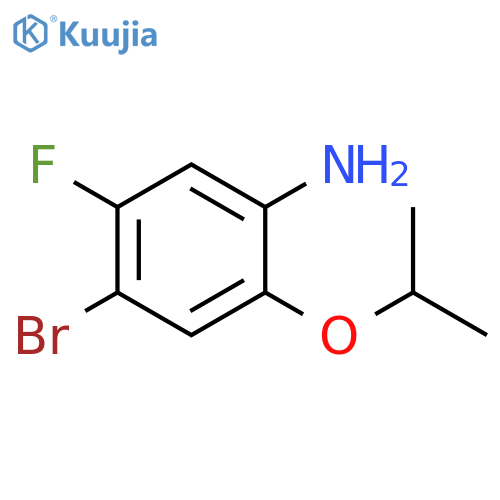 4-bromo-5-fluoro-2-(propan-2-yloxy)aniline structure