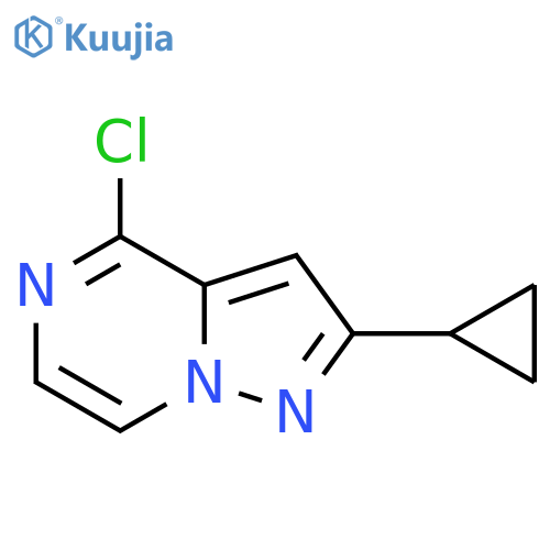 4-Chloro-2-cyclopropylpyrazolo[1,5-a]pyrazine structure
