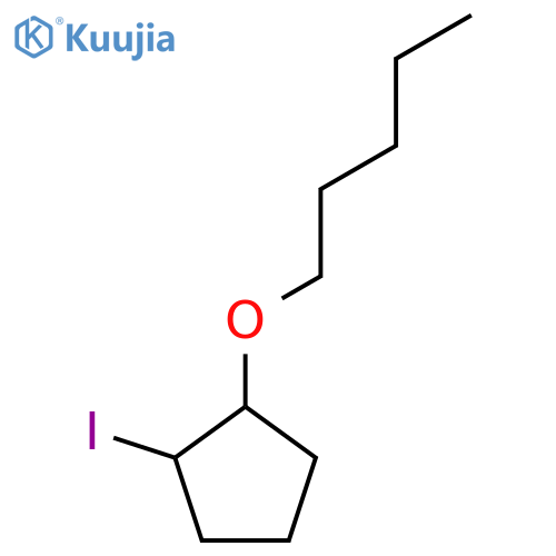 1-iodo-2-(pentyloxy)cyclopentane structure