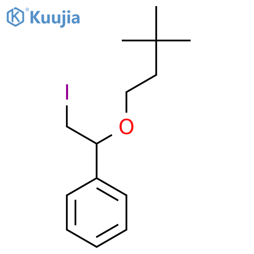 1-(3,3-dimethylbutoxy)-2-iodoethylbenzene structure