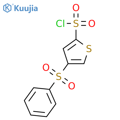 4-Benzenesulfonylthiophene-2-sulfonyl Chloride structure