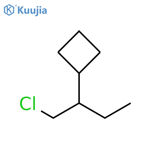 Cyclobutane, [1-(chloromethyl)propyl]- structure