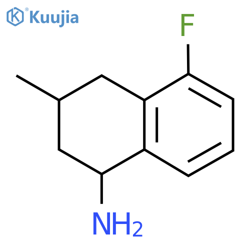 5-Fluoro-3-methyl-1,2,3,4-tetrahydronaphthalen-1-amine structure