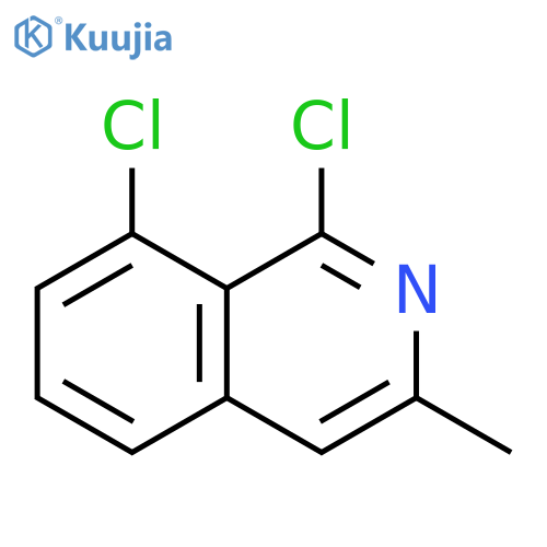 Isoquinoline, 1,8-dichloro-3-methyl- structure