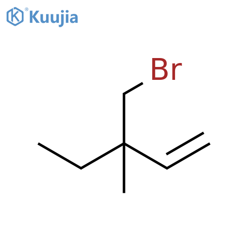 1-Pentene, 3-(bromomethyl)-3-methyl- structure
