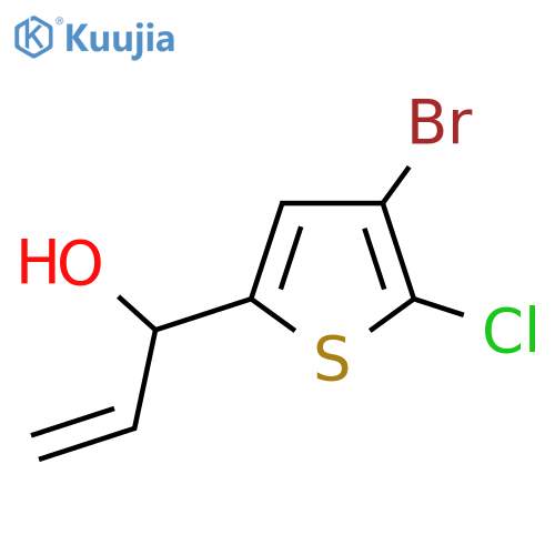 1-(4-bromo-5-chlorothiophen-2-yl)prop-2-en-1-ol structure